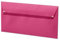 ARTOZ 100x Briefumschläge DIN Lang Fuchsia-pink 100 g/m² selbstklebend - DL 224x114 mm - Kuvert ohne Fenster - Umschläge mit Haftklebung Abziehstreifen