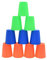 Pre-Sport Unisex Jugendliche Stapelbecher 12 Stück Blau Grün Orange