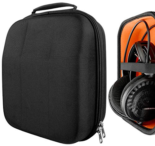 GEEKRIA Custodia rigida per cuffie Audio Technica ATH AD700, AD700X, AD500X, AD900X, AD1000X, A1000Z, W1000X, A990z, R70X and more, Auricolari Custodia Da Trasporto
