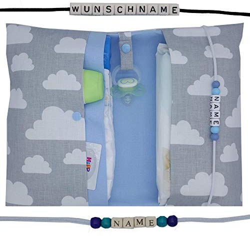 Große Windeltasche XXL mit Name Wickeltasche