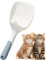 BPS - Paletta in plastica per lettiera e gatto, con manico comodo raccogli sabbia in plastica BPS-5589