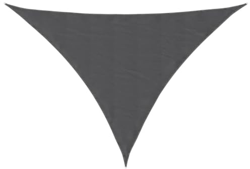 vidaXL Sonnensegel Wasserfest Sonnenschutz Windschutz Sonnendach UV Schutz Garten Terrasse Balkon Oxford-Gewebe Dreieckig 2,5x2,5x3,5m Anthrazit