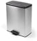 Curver Deco Bin Pedal Bin - 65L - Rectangular - grey metallic - Recycled Plastic