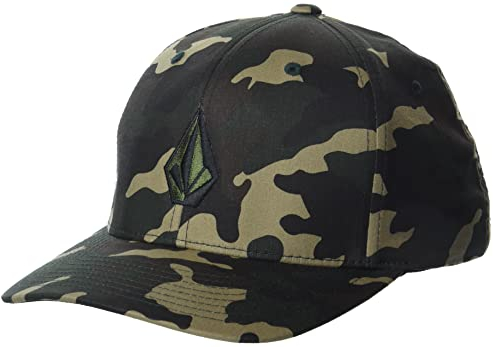 Volcom Herren Full Stone Hthr Flexfitâ Hat Cap, Camouflage, L/XL