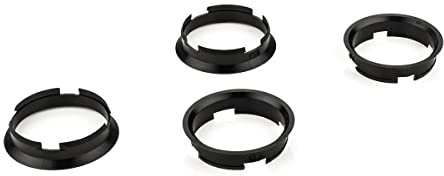 LST 4x Zentrier Distanzringe Alufelgen Ø 63,4 mm - Ø 60,1 mm Schwarz