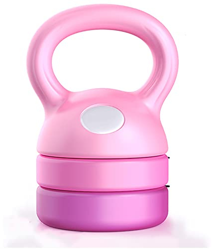 LTLCLZ Professionelle Fitness Kettle Bell Bodybuilding Heben Verstellbares Gewicht Kettlebell Unisex Übung Kettlebell Swing,Lila