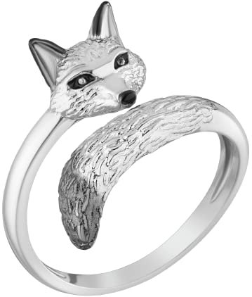 Fingerring Ring Sterling Silber Emaille Fuchs Echtschmuck bei Secretforyou (16)