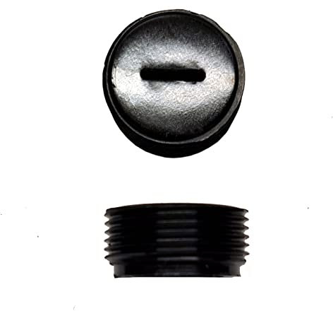 Place4parts 4 x Carbon Brush Holder Motor Black Plastic Caps Covers Various Sizes Suitable for a Variety of Power Tools, Drills, Saw, Sander, Angle Grinder, Concrete Braker etc. (17mm x 7.7mm)