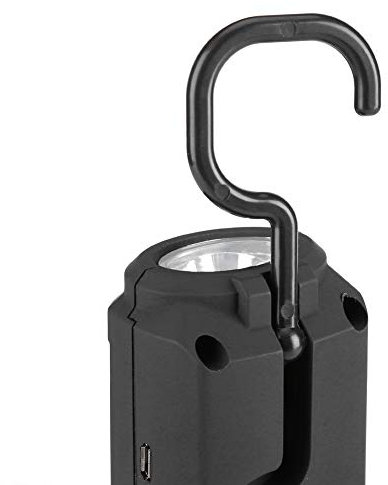 Zerodis 3W USB Wiederaufladbare COB-LED-COB-Arbeitsleuchte, COB-LED-Arbeitsleuchte, Taschenlampe, Magnetische Camping-Notfall-Arbeitsleuchte mit Drehbarer Basis, Hängende