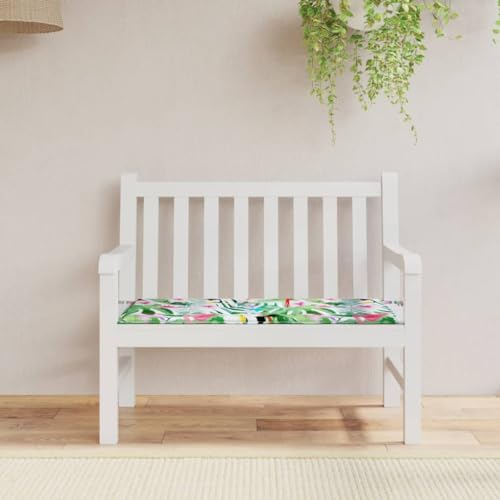 CIADAZ Gartenbank-Auflage Mehrfarbig 100x50x3 cm Oxford-Gewebe Stuhlkissen, Sitzpolster, Sitzauflagen Für Bänke, Bankkissen, Sitzbankauflagen, Polster Sitzbank 361115
