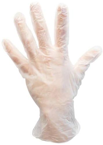 BJZ A-2808 ESD-Handschuh antistatisch, latexfrei, puderfrei Kleider-Größe: M PVC