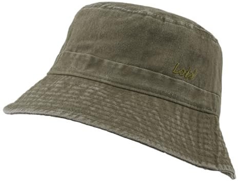 Lois - Fischerhut Herren - Trendiger Bucket Hat Herren, Stilvoller Sonnenhut Damen, Vielseitiger Fischerhut Damen, Eleganter Anglerhut Herren, Khaki-Grün