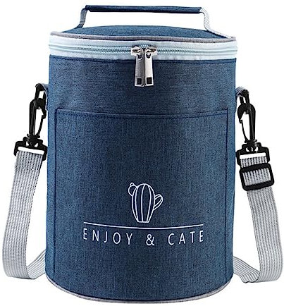 Zerodeko 1Stk Lunchbox-Tasche Isoliertasche Soft Cooler Kühltasche Lunch-Aufbewahrungstasche wärmtasche isolierbeutel Vorratsbehälter tragbare Thermotasche Zweiwege Arbeit