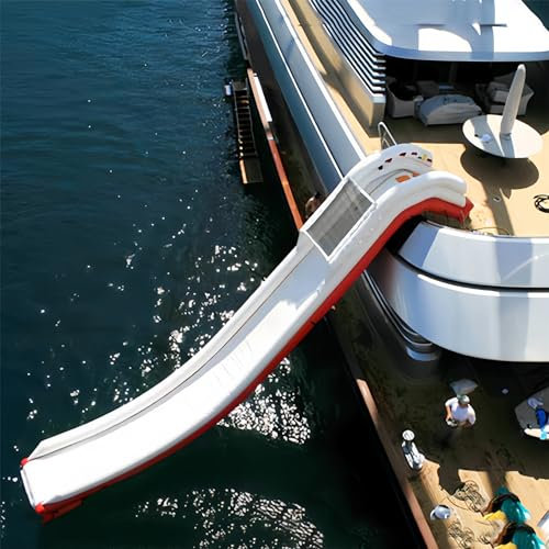 Gueploer Summer Water Inflatable Yacht Water Slide, Color And Size Can Be Customized to Suit Ships And Large Water Parks,10Ft/3M