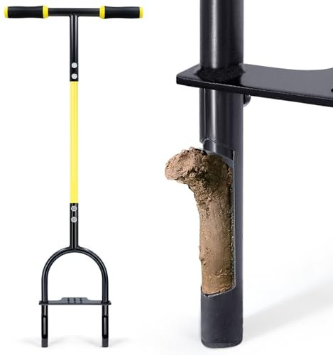 Jardineer Lawn Aerator Coring Tool, Manual Yard Plug Aerators for Soil Compaction, Grass Aerators for Small Yards, Garden, Lawn