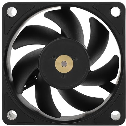 Thermalright TL-B6B 60 mm CPU Cooling Fan, Quiet Computer Case Fan, 3200RPM High Speed, DC 12V CPU Mute Fan (Black)