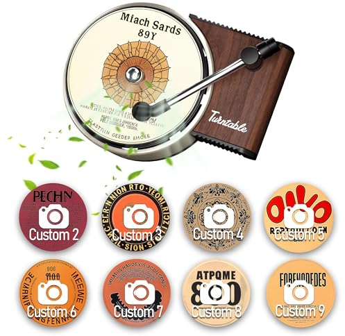Personalized Photo Car Air Freshener, Exclusive to your Car, Make Every Driving Trip Full of Love and Memories, Gift for Dad, Mom, Best Friends, Colleagues(9pcs) (C)