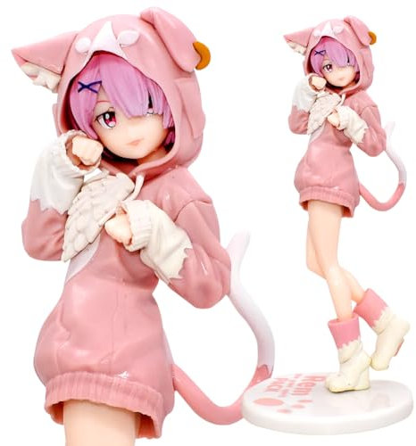MIFKLMV Ra-m Action Figur, Re Zero Figuren, Starting Life in Another World, Ra-m Anime Figur Modell, 8.2inch Anime-Kollektion, Puppe Desktop-Ornamente, Geschenke für Anime-Fans, Kinder