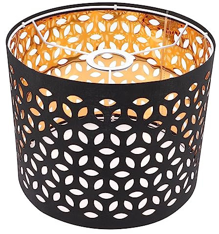 WOONEKY Pantalla De Lámpara De Tela Hollow-out Pantalla Decorativa Antipolvo Para Lámpara Colgante Mesa Diseño Moderno Y Creativo Fácil De Instalar Y Usar Para Decoración Del Hogar