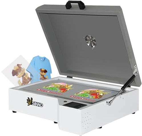 Furvveerr DTF Ofen für DTF Drucker,A3 A4 DTF Ofentrockner,DTF-Ofenheizungstrockner 0-300 ℃ 0-999 S Digitale Anzeigesteuerung Kleiner DTF-Ofen