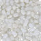 sourcing map Glass Stones, 453g/1 lbs Glass Pebbles Marbles Artificial Beads Gem Stones for Display Vase Filler Terrarium Flowerpot Decoration (5-9 MM, White)