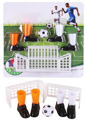 Jlnmmn Finger Fußball Spiel, Fußball Spielzeug, Mini Finger Fussball Set, Pädagogische Requisiten für Kinder, Spielen mit Familie und Freunden, Verbessern Sie das Interesse der Kinder am Sport