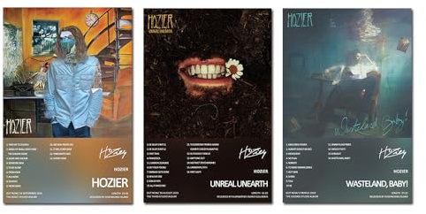 SPPEOUKJ Hozier Poster mit Albumcover, limitierte Auflage, ungerahmt, 20 x 30 cm, Leinwandposter, Schlafzimmer, Dekoration, Landschaft, Büro, Raumdekoration, Geschenk