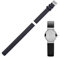 FRITEN Replacement Watch Band for Skagen Womens Watches 12mm with Screws (Black)
