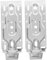 POPETPOP 2pcs Heavy Duty Air Conditioning Wall Mount Bracket Support for Indoor Units Secure Installation Optimizes Space Easy Setup for Models