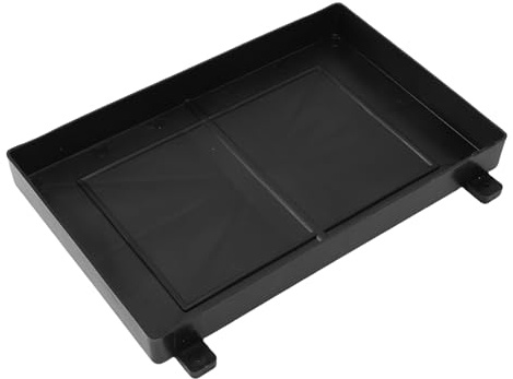 Marine Battery Tray 12V Boat Battery Holder with Hold Down Strap for RV Trailer Yatch Car Ship Campers Pontoon Bridges (Small Size)