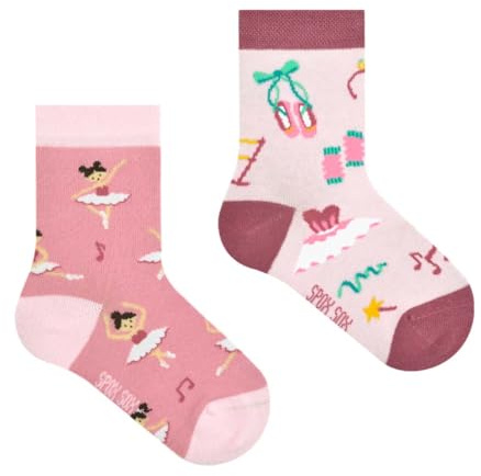 Spox Sox Casual Unisex pour enfants - des chaussettes colorées coton pour les individualistes - multicolores, drôles, fantaisie, originales chaussettes - amusantes cadeau