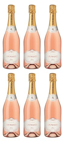 Cantine Maschio Live Brune S Spumante Rosé Extra Dry extra trocken Roséwein Italien inkl. FeinWert E-Book (6 x 0.75 l)