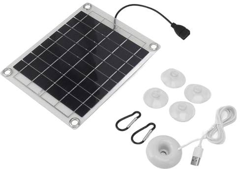 Atomizador con energía solar: humidificador de doble cara de 20 W, señor de agua de Relebrible USB | Dispositivo hidratante ecológico para cuidado de plantas para exteriores interiores