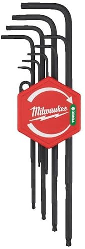 Milwaukee 4932492693 9 Piece Long Torx L-Key Set