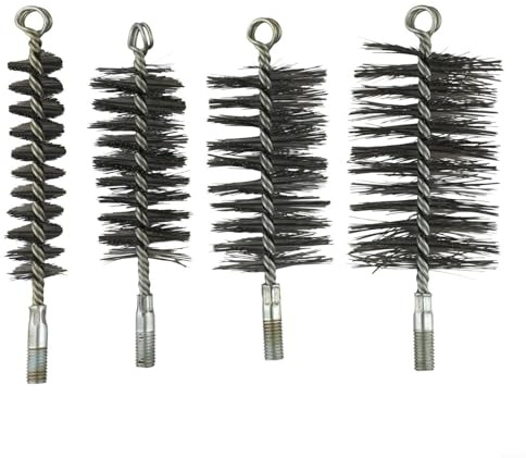 Kaminreinigungsbürsten aus Stahldraht für Kamin, Ofen, Kessel und Rauchabzug, Durchmesser 30 mm, 50 mm, 65 mm, 80 mm für tiefe Reichweite und effektive Entfernung von Ablagerungen für die Pflege von