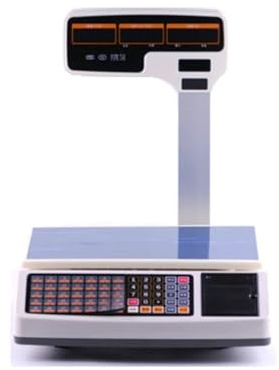 Bilancia digitale da 30 kg, bilancia for scontrini da cucina con software for negozi al dettaglio POS(Scale)