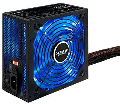 TooQ TQXGEII-700SAP - Fuente de alimentación Gaming (700W, PFC Activo, ATX 12V V2.31) Certificación 80 Plus Bronze, led Ventilador apagable, Color Negro