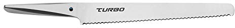 Chroma Bread Knife 209 mm Turbo 4260089865518-Coltello da Pane Inox, Colore: Argento, Acciaio Inossidabile, Silver