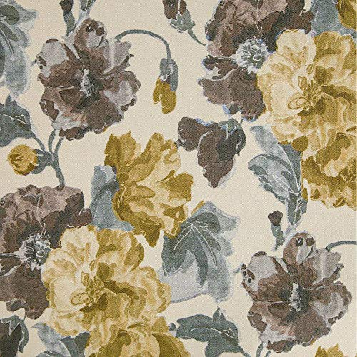 NOVELY® HANAU Fleur Polsterstoff Blumen Rosen floral Möbelstoff Dekostoff (Fleur 03)
