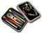 FancyTees M24 Combo Set - Pitchgabel + Ballmarker + Golf Tees Plastik Bunt (Orange)