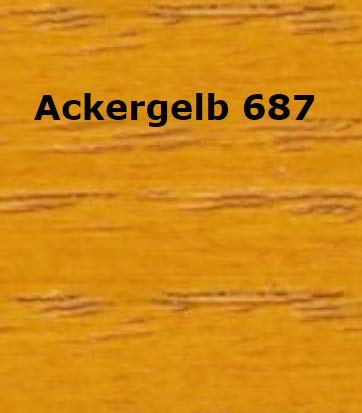 JOTUN TREBITT Holz-Lasur | Wetterschutz-Lasur | Holzschutz-Lasur | Premium-Qualität extrem lange Renovierungsintervalle |3 Liter ACKERGELB 687