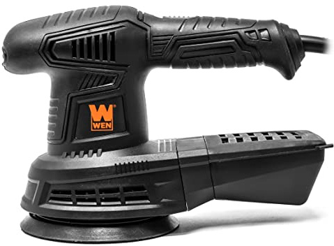 WEN 6305 Ponceuse rotative à vitesse variable 3,7 A, 12,7 cm, noire