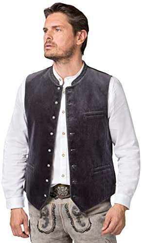 Stockerpoint Lorenzo Herren Trachtenweste, graphit, 48