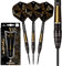 Mission darts d1595 crypt | dartpfeile-set mit premium 90% wolfram schwarz und gold pvd beschichtetem schaft und stahlspitze, m1, 24g