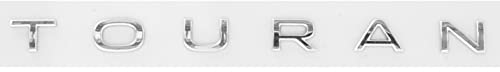Volkswagen 5TA853687A2ZZ Schriftzug Touran Aufkleber Emblem Heckklappe Logo, Chrom glänzend