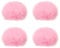 PATIKIL Furry Microphone Windscreen 7mm x 62mm Mic Cover Windshield for Indoor Outdoor Microphone Pink 4 Pack