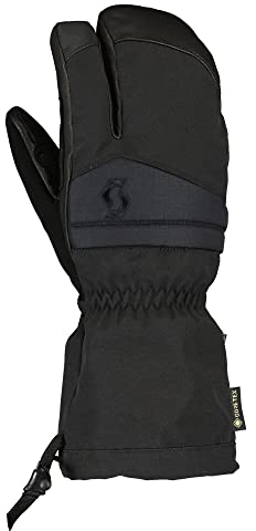Scott Ultimate Premium GTX Mitten Schwarz - Gore-Tex wasserdichte warme Gore-Tex 3-Finger Handschuhe, Größe XL - Farb