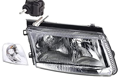 Johns, Scheinwerfer passend für VW Passat 97 3B 96-00 H7 H4 Rechts inklu. LWR + Blinker