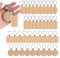 Plmvhpb 40 Pezzi nel ​​Legno forma nel ​​Legno, personalizzabili, personalizzato, Possono Incidere Regali fai da te adatto a uomini, donne e bambini