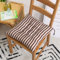 Hixingo 4er Set Stuhlkissen, Sitzkissen Stuhl Stuhlkissen 40x40, Streifen Schach-Muster Sitzkissen Bank, Sitzunterlage Innen, Sitzauflagen Chair Cushion für Wohnzimmer (40cm,Gestreift)